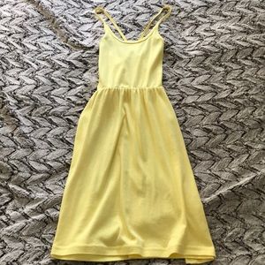 Adorable light yellow dress from American apparel!